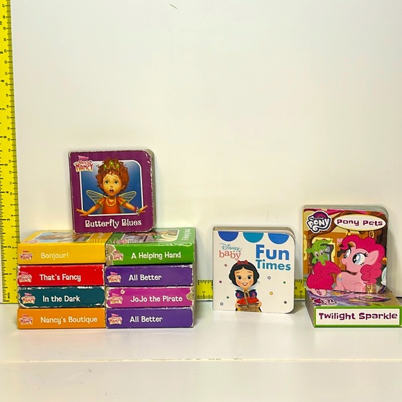 Disney Other - 12 CHUNKY BOOKS Disney for Girls 9 Fancy Nancy’s, 1 Snow White,2 My Little Pony